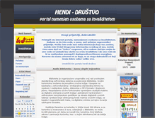 Tablet Screenshot of hendidrustvo.info